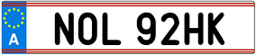 Truck License Plate